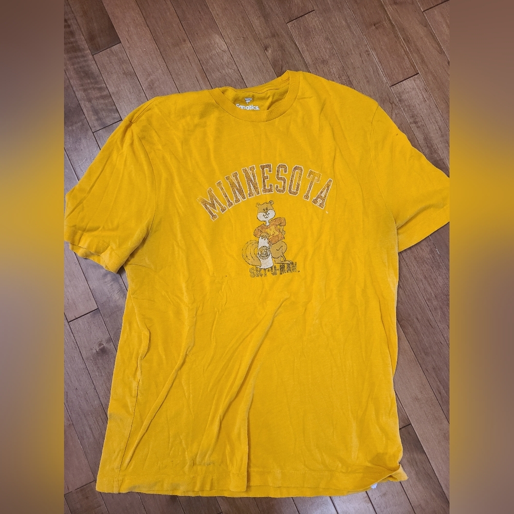 Fanatics Yellow Minnesota Graphic Tee